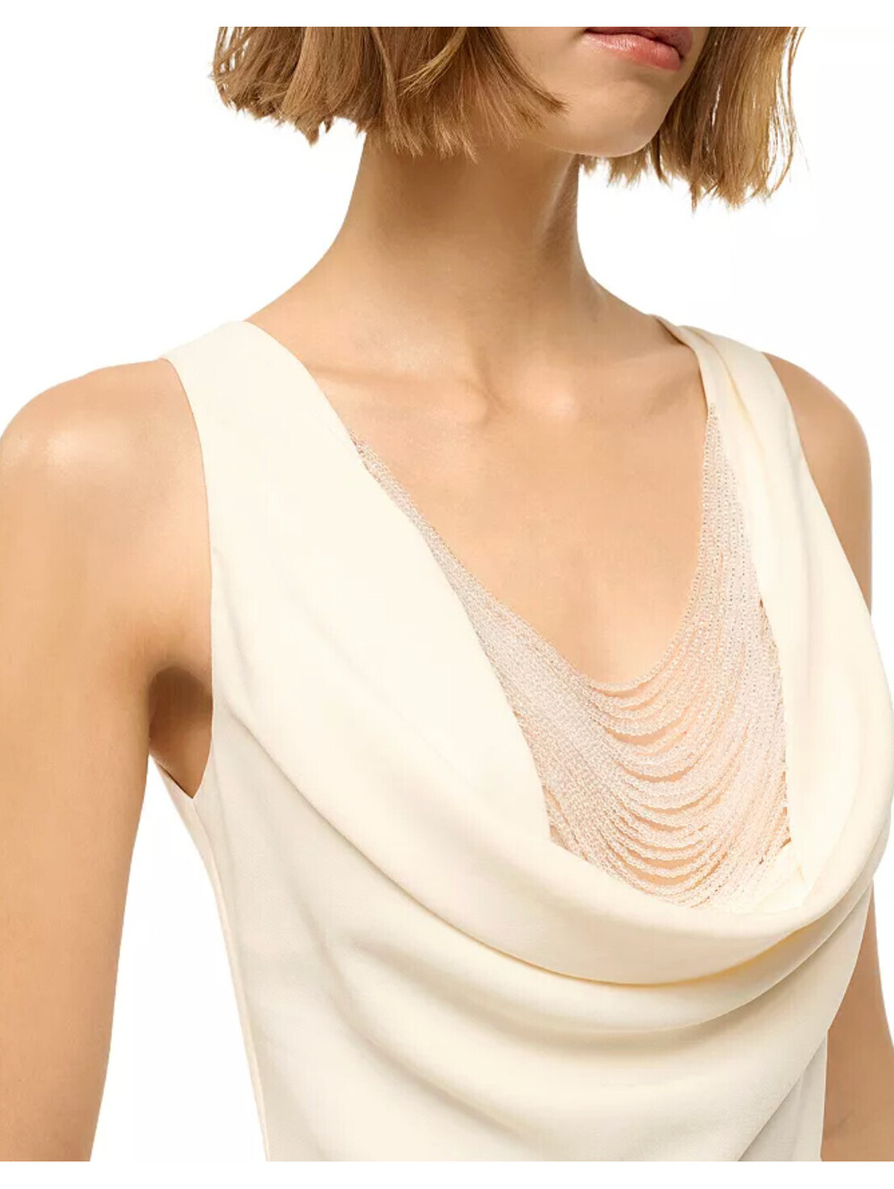 NWT $795 STAUD GIA Wedding Bridal Beaded Crystal Designer Dress Cocktail 12/XL - Picture 2 of 13